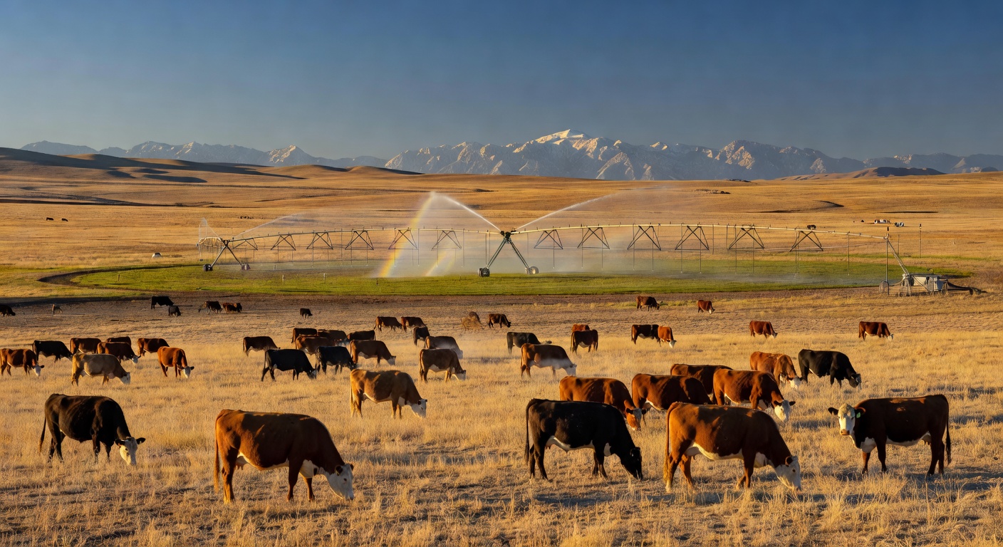 Active cattle ranching operations on Helios X private land in Nevada — 4th generation Roche family ranch